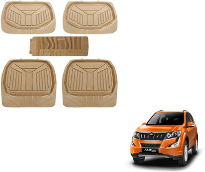 MOCKHE PVC (Polyvinyl Chloride) Standard Mat For  Mahindra XUV 500(Beige)