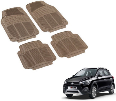 MOCKHE PVC (Polyvinyl Chloride) Standard Mat For  Hyundai i20(Beige)