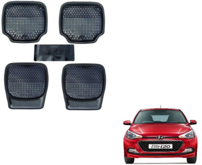 MOCKHE PVC (Polyvinyl Chloride) Standard Mat For  Hyundai Elite i20(Black)