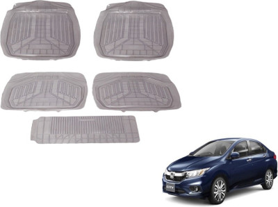 MOCKHE PVC (Polyvinyl Chloride) Standard Mat For  Honda New City(Clear)