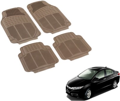 MOCKHE PVC (Polyvinyl Chloride) Standard Mat For  Honda City(Beige)