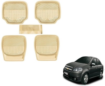 MOCKHE PVC (Polyvinyl Chloride) Standard Mat For  Chevrolet Aveo(Beige)