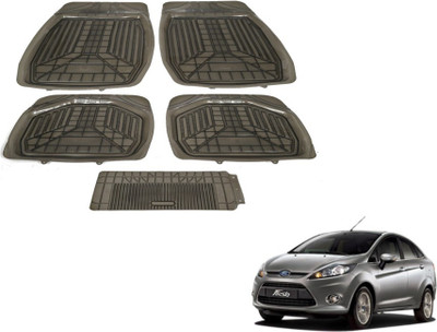 MOCKHE PVC (Polyvinyl Chloride) Standard Mat For  Ford Fiesta(Grey)