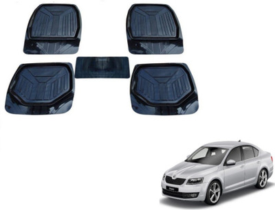 MOCKHE PVC (Polyvinyl Chloride) Standard Mat For  Skoda Octavia(Black)