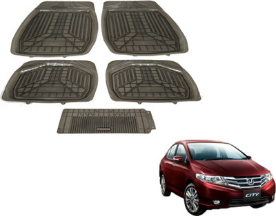 MOCKHE PVC (Polyvinyl Chloride) Standard Mat For  Honda City(Grey)