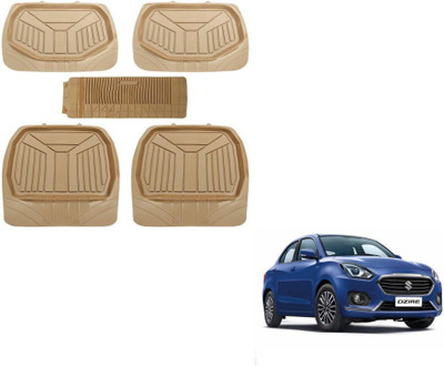 MOCKHE PVC (Polyvinyl Chloride) Standard Mat For  Maruti Suzuki New Dzire(Beige)
