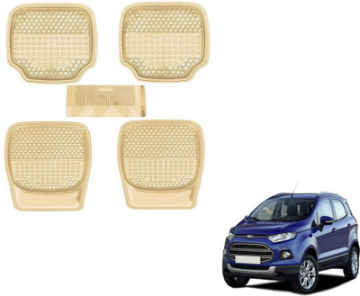 MOCKHE PVC (Polyvinyl Chloride) Standard Mat For  Ford Ecosport(Beige)