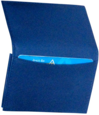 

SL COLLECTIONS CH0001 4 Card Holder(Set of 1, Blue)