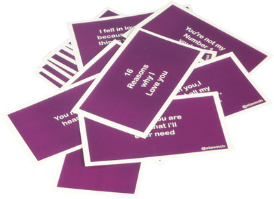 

STAWNCH Greeting Card(DARKPURPLE, Pack of 16)