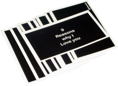 

STAWNCH Greeting Card(Black, Pack of 10)