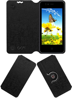 ACM Flip Cover for Trio T40s(Black, Cases with Holder, Pack of: 1)