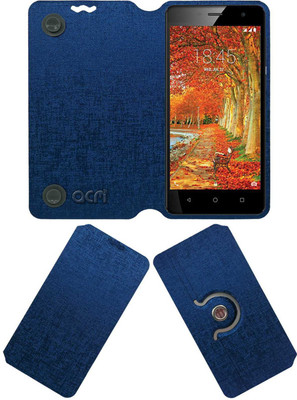 ACM Flip Cover for Jivi Prime P300 Hd(Blue, Cases with Holder, Pack of: 1)