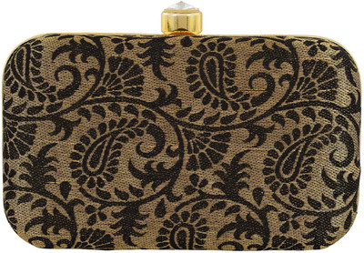 

Tooba Handicraft Party Black Clutch