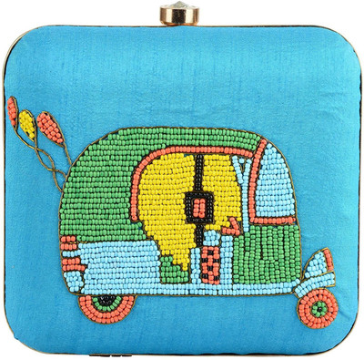 

Tooba Handicraft Party White Clutch