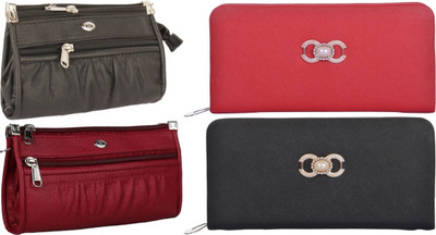 

G COMPANY Party Red, Black, Maroon Clutch, Black;maroon;red