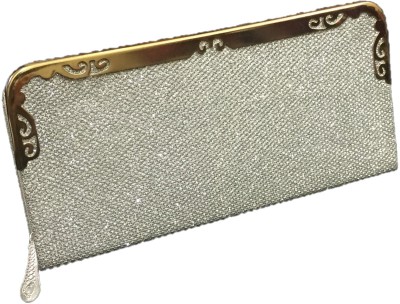 

UNIQUS Party Silver Clutch