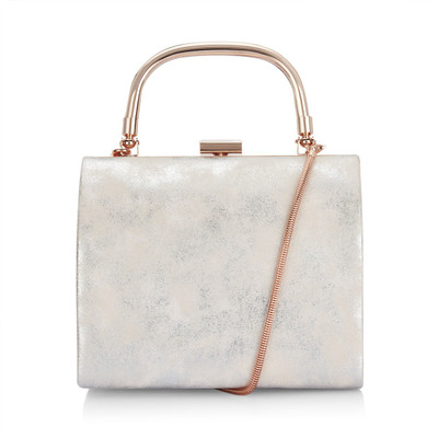 

Caprese Party Silver Clutch