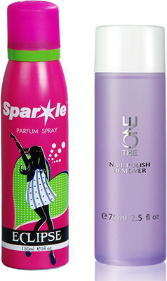 

Oriflame Sweden THE ONE INSTANT NAIL POLISH REMOVER (50 ml) (32472) one sparkle perfume spray 150 ml(Set of 2)
