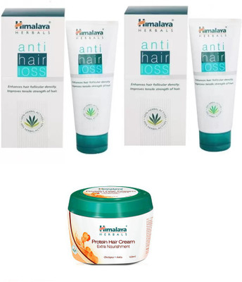 

Himalaya anti hair loss cream, protein hair cream(Set of 3)