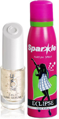 

Oriflame Sweden weden The ONE 5-in-1 Serum (32580) With one sparkle perfume spray 150 ml(Set of 2)