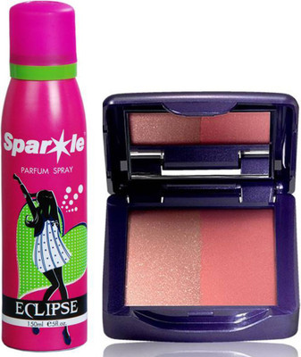 

Oriflame Sweden The ONE IlluSkin Blush 4g (Shimmer Rose - 30978) With one sparkle perfume spray 150 ml(Set of 2)