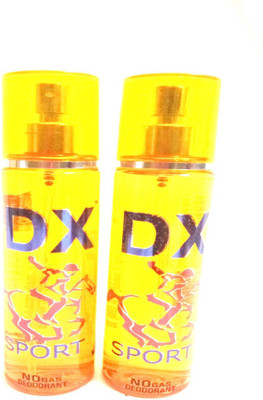 

DX SPORT Deodorant Spray - For Men(280 ml, Pack of 2)
