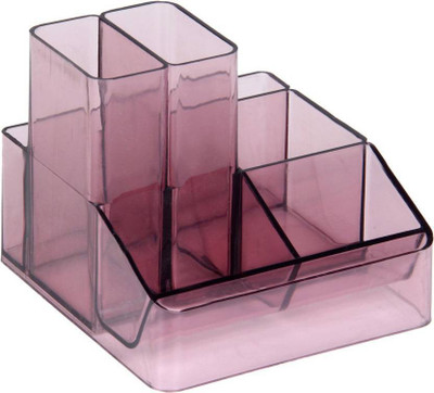 

Relish Craft 6 Compartments Acylic 6 Compartment Pen Stand(Purple)