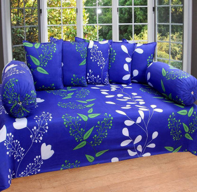 Gurnoor Polycotton Abstract Diwan Set available at flipkart for Rs.349