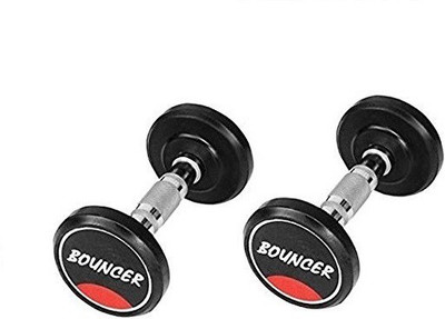 

Monex Bouncer fixed Dumbbell 2.5 Kg Fixed Weight Dumbbell(5 kg), Black