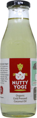 

Nutty Yogi Organic Coconut Oil Glass Bottle(500 ml)