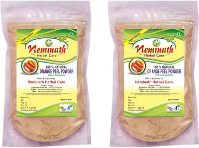 

Neminath Herbal Care 100% Natural Orange Peel (Citrus Aurantium) Powder Pack Of 2 (454g)(454 g)