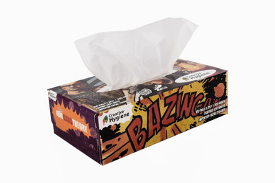 

Creative Hygiene Facial Tissue box 2 Ply 100 Pulls 200 Sheets Size 200X200mm(Pack of 200)