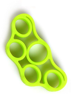 

QUINERGYS ™ Artichoke - Silicone Finger Stretcher Hand Resistance Band Finger Strength Trainer Strengtheners for Rock Climbing Fitness Exercise Workout Hand Grip/Fitness Grip(Green)