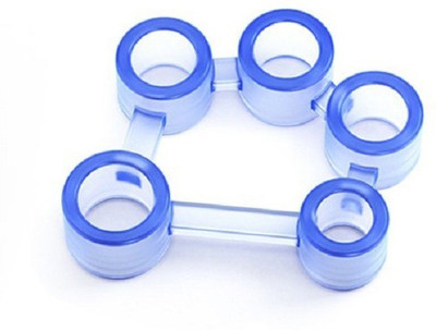 

QUINERGYS ® Cyan - Finger Stretcher Hand Strength Exerciser Finger Resistance Band Crossfit Hand Grip/Fitness Grip(Blue)