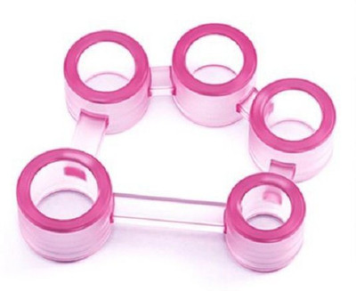 

QUINERGYS ® Baby Pink - Finger Stretcher Hand Strength Exerciser Finger Resistance Band Crossfit Hand Grip/Fitness Grip(Pink)