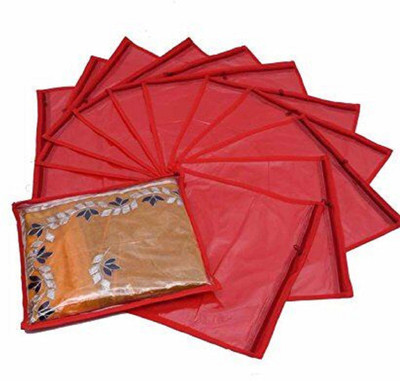 

Kuber Industries Designer " Single Saree Cover 12 pcs set (Red) VARIA0VA19_1(Red)