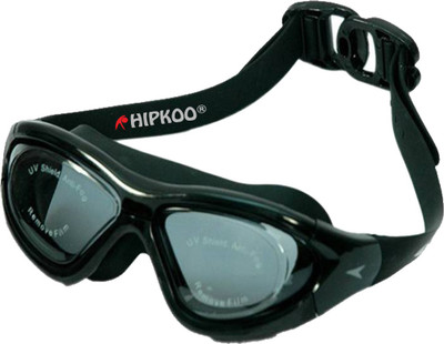 

Hipkoo PREMIUM HIGH QUALITY ANTI FOG UV PROTECTED Swimming Goggles(Multicolor), Black;white