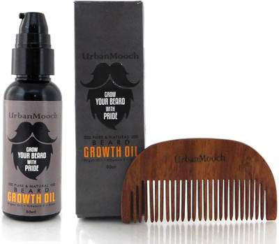 

UrbanMooch Beard Growth Oil & Beard Shisham Comb Hair Oil(50 ml)
