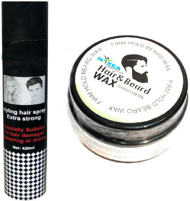 

Nixea Hair Spray Black And Bio layers Wax Wax(520 g)
