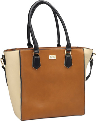 

Allen Solly Tote(Tan, Beige), Beige;tan