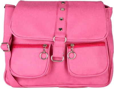 

ONLAND Girls Casual Pink PU Shoulder Bag