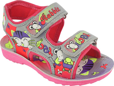 

BUNNIES Boys & Girls Velcro Sports Sandals(Pink