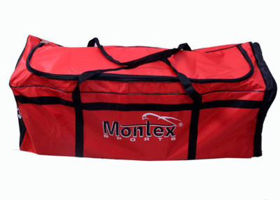 Montex PERSONAL LONG CRICKET BAG(Red, Kit Bag), Multicolor