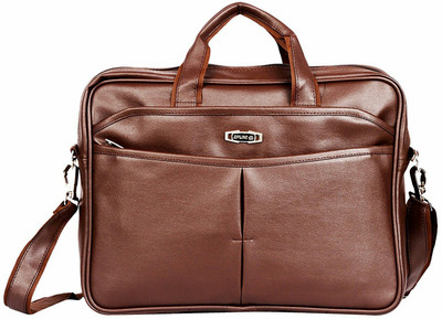 

ZIPLINE 15 inch Laptop Messenger Bag(Brown)