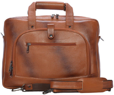 

gossip leather 15 inch Laptop Messenger Bag(Black), Gl1101tan