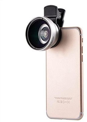 

fabulaas 0.45X Wide Angle Phone Lens 2 in 1 Wide Angle + Macro Mechanical Lens Adapter