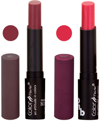 

Color Fever Creamy Matte Lipstick Combo 1-16(Multicolor,, 8 g)