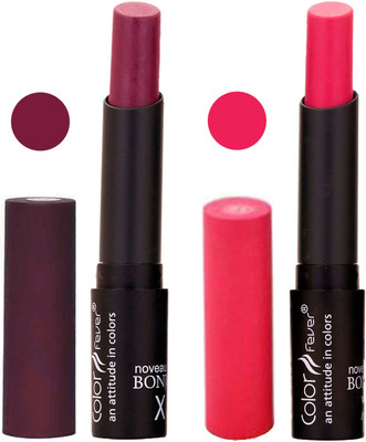 

Color Fever Creamy Matte Lipstick Combo 3-12(Multicolor,, 8 g)