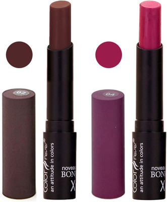 

Bonjour Paris Color Cap Lipstick 02 04(Multicolor, 7 g)