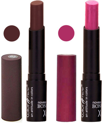 

Color Fever Coffee Creamy Matte Offer Lipstick Set-02-13(Coffee, Purple, 7 g)
